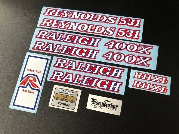 Reynolds R11 XL White Decal Set
