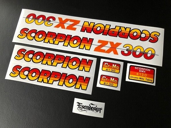 Scorpion ZX 300 Decal Set