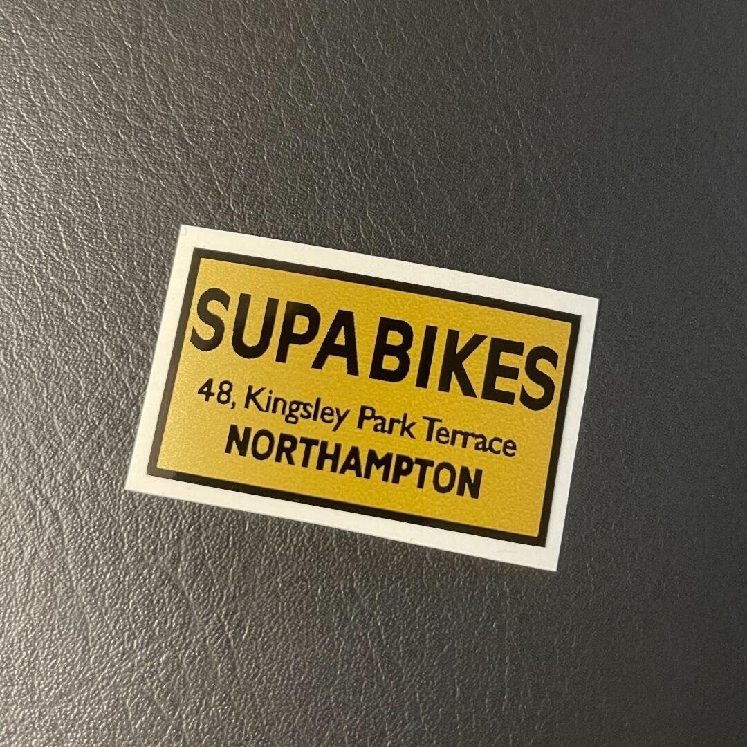 Supabikes Shop Decal