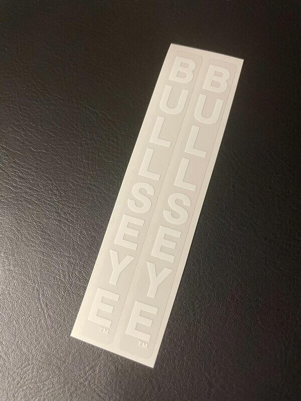 Bullseye Gen 1 Crank Arm Decals White