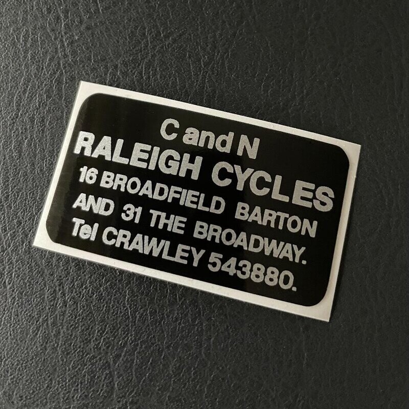 C and N Shop Decal