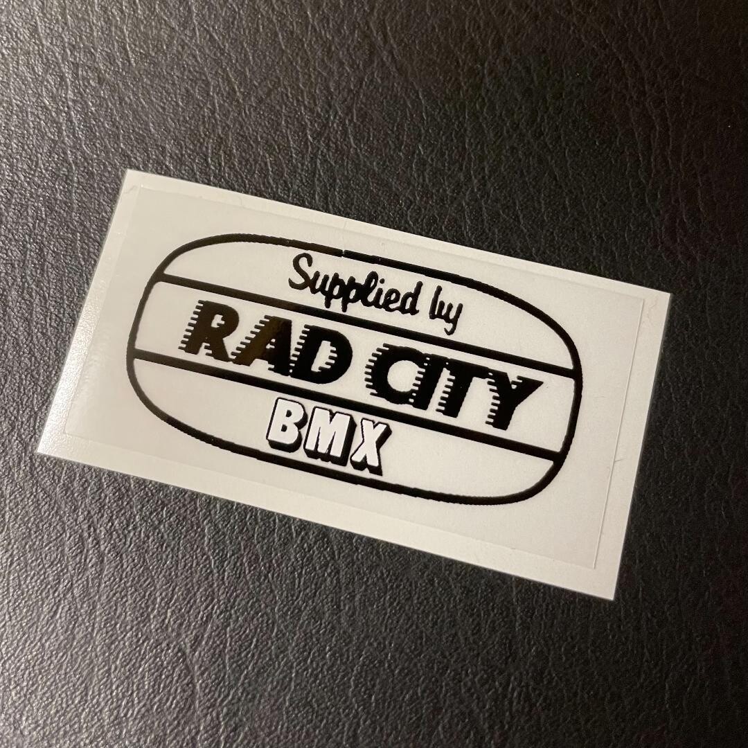 RAD CITY  Shop Decal