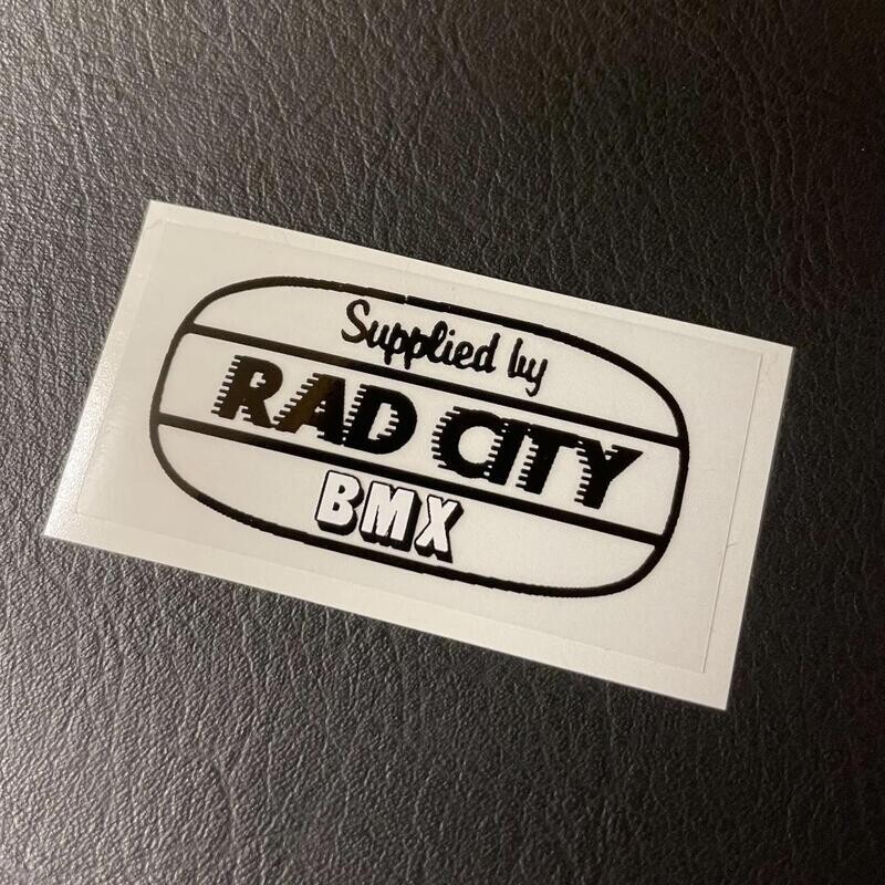 RAD CITY  Shop Decal