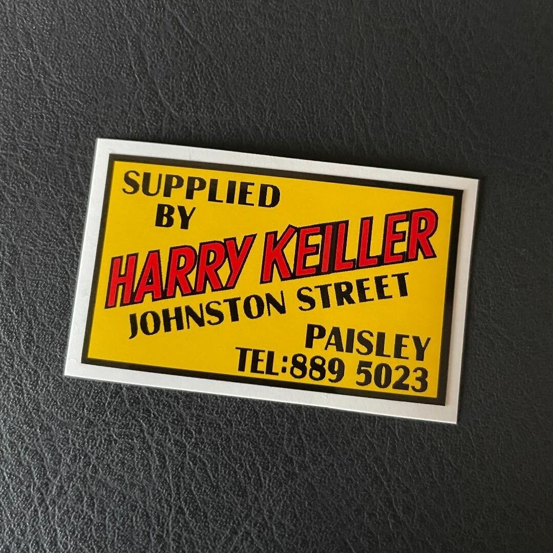 Harry Keiller Shop Decal