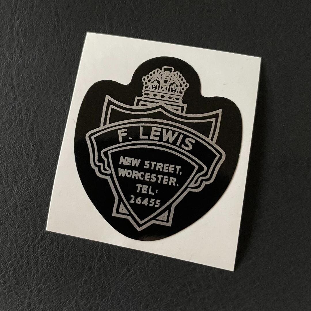 F. Lewis Shop Decal