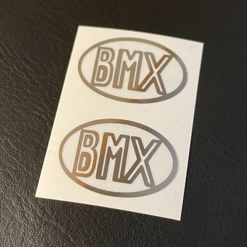 BMX Chrome Seat Decal