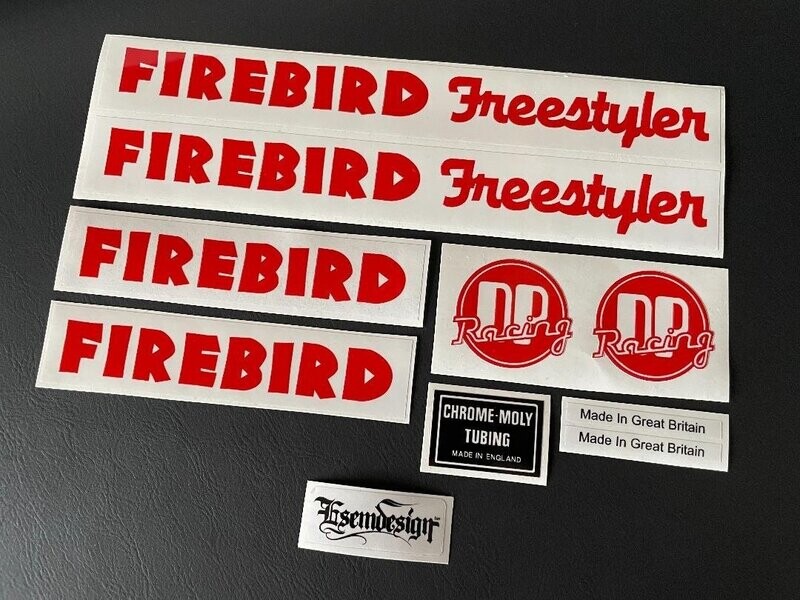 DP Freestyler Gen 1 Red Decal Set