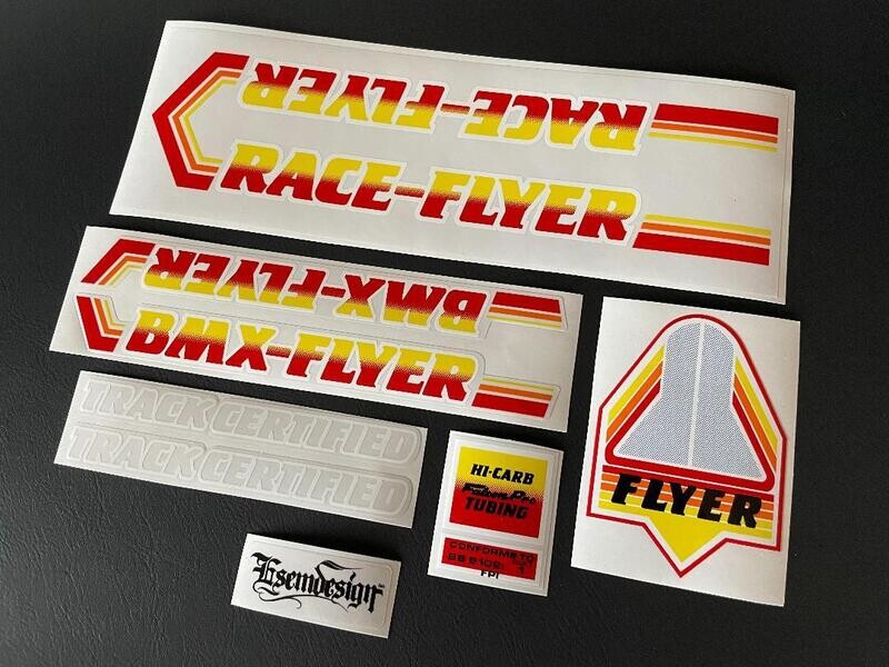 Falcon Pro Race Flyer Decal Set
