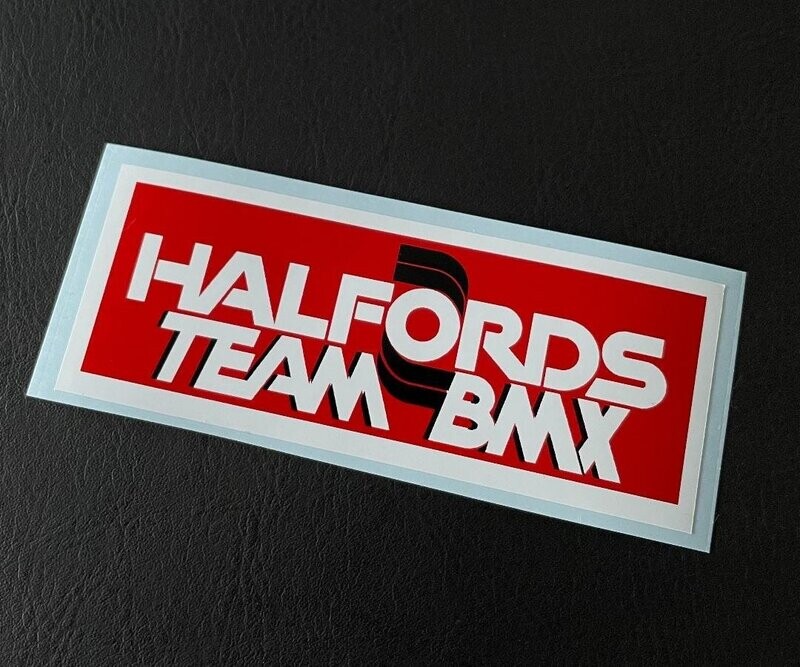 Halfords Team BMX Decal