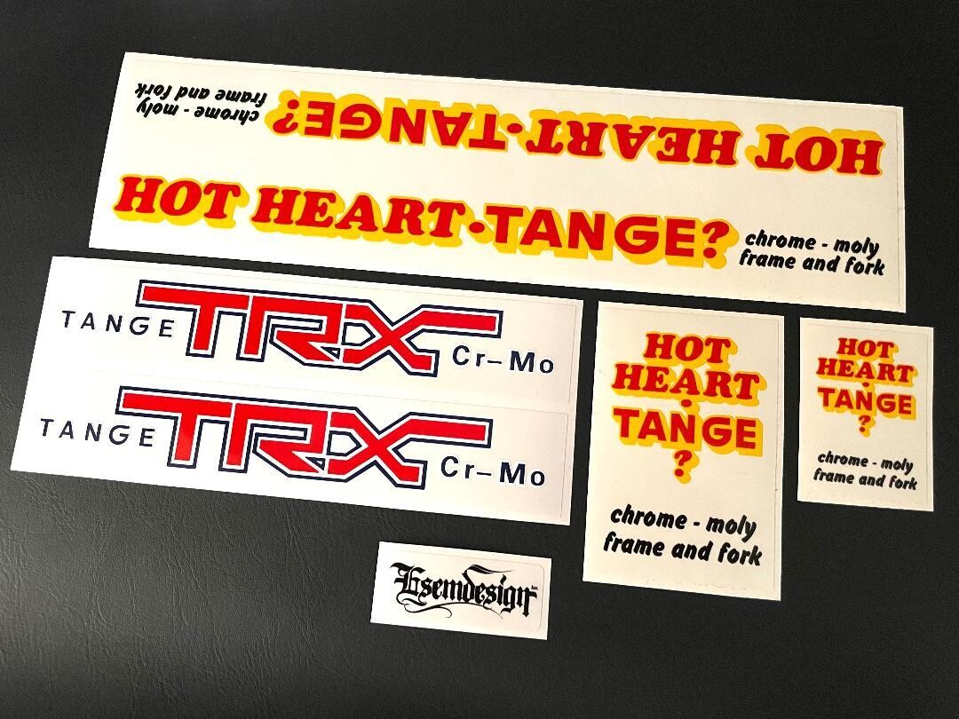 Tange Hot Heart Decal Set