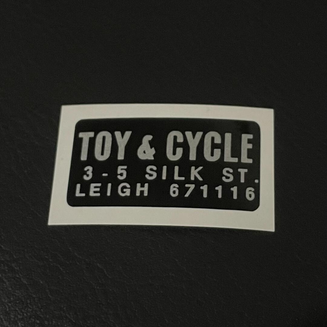 Toy & Cycle Shop Decal