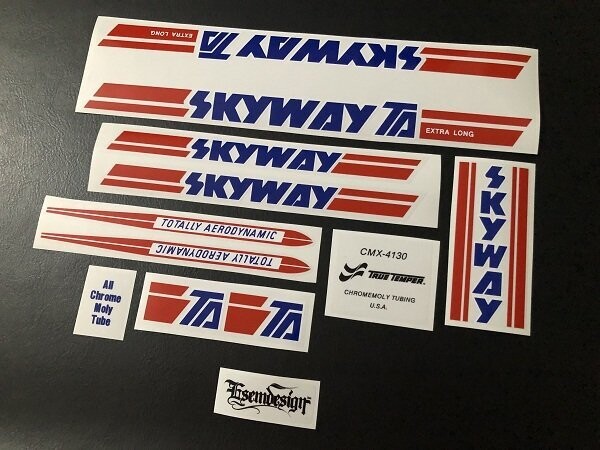 Skyway TA Extra Long 84 Decal Set