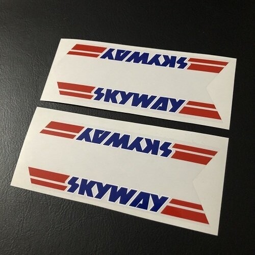 Skyway Handle Bar decals