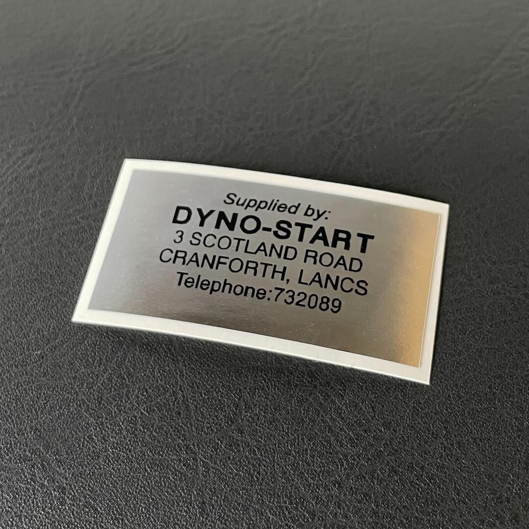 DYNO-START Shop Decal