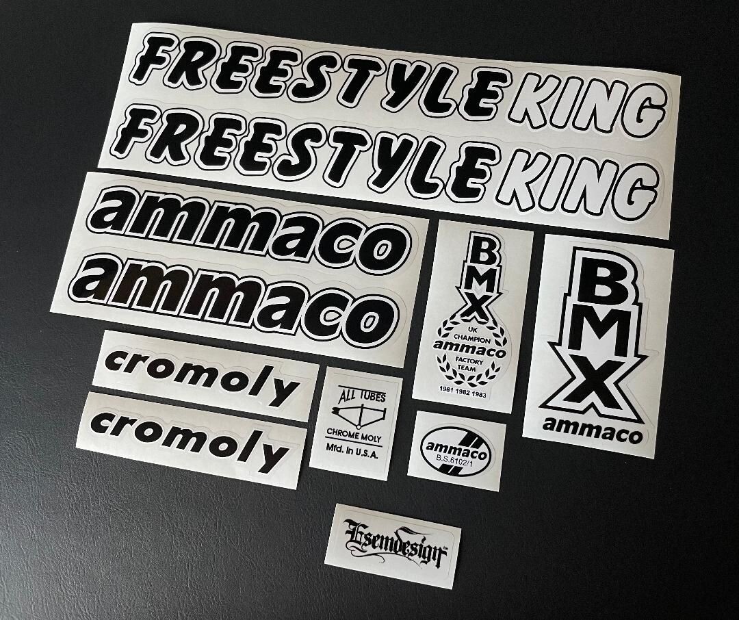 Ammaco Freestyle King Decal Set