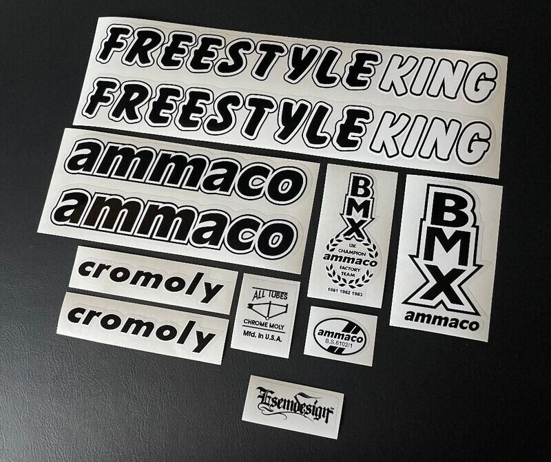 Ammaco Freestyle King Decal Set