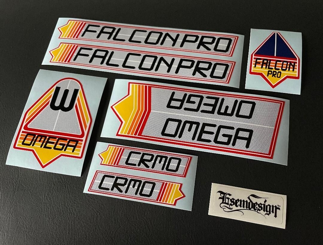 Falcon Pro Omega Decal Set