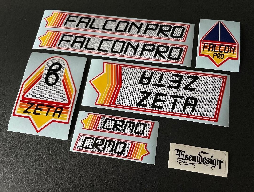 Falcon Pro Zeta Decal Set