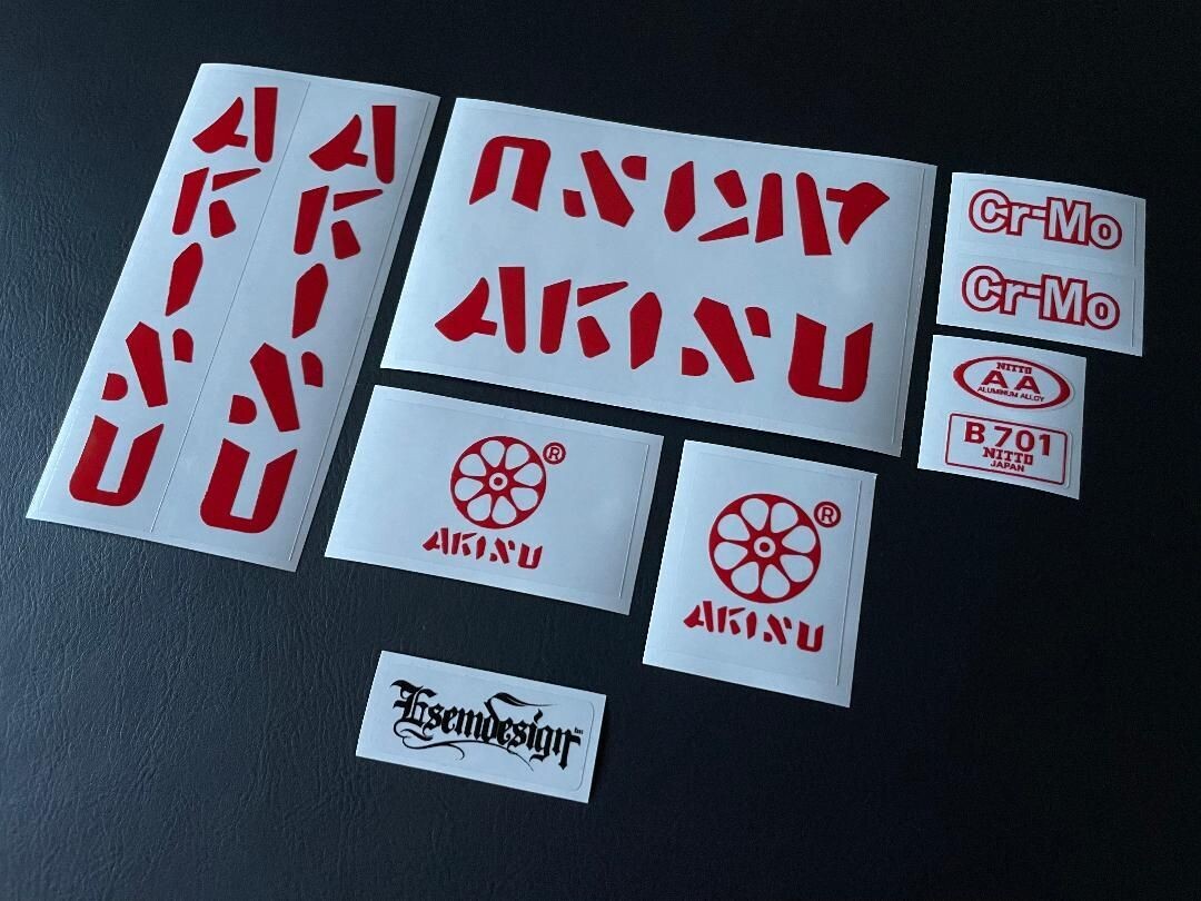 AKISU Red Decal Set