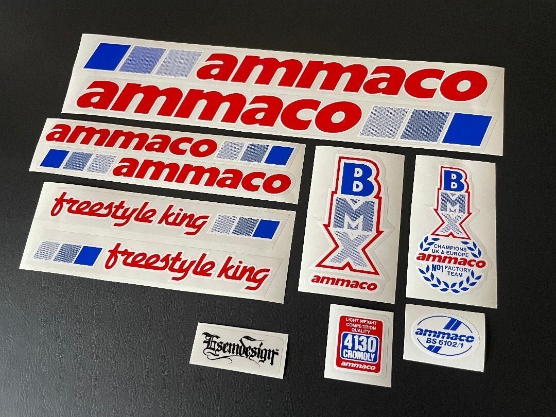 Ammaco Freestyle King 84 / 85 Decal Set
