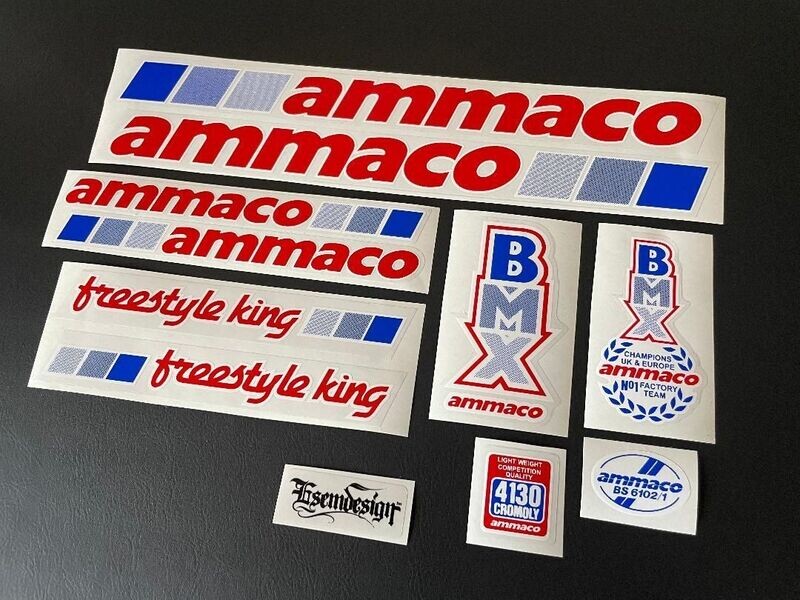 Ammaco Freestyle King 84 / 85 Decal Set