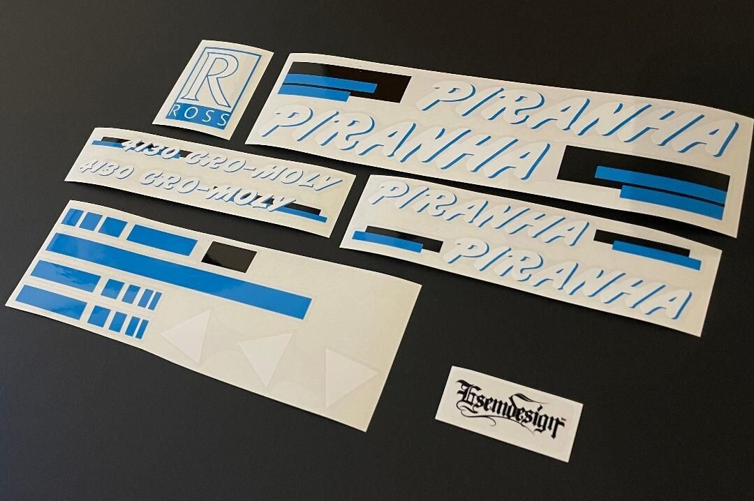 Ross Piranha Decal Set