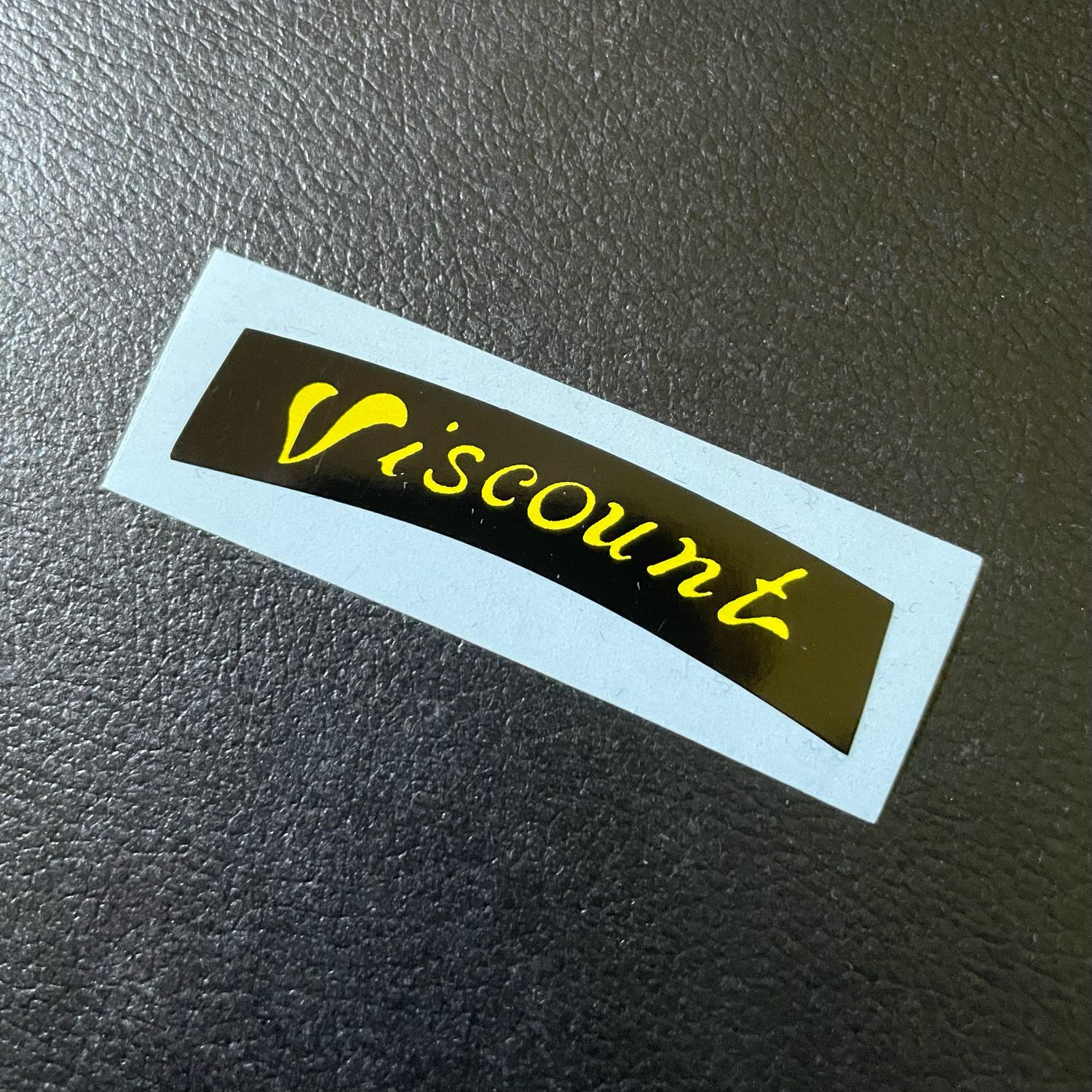 Viscount Seat Decal 