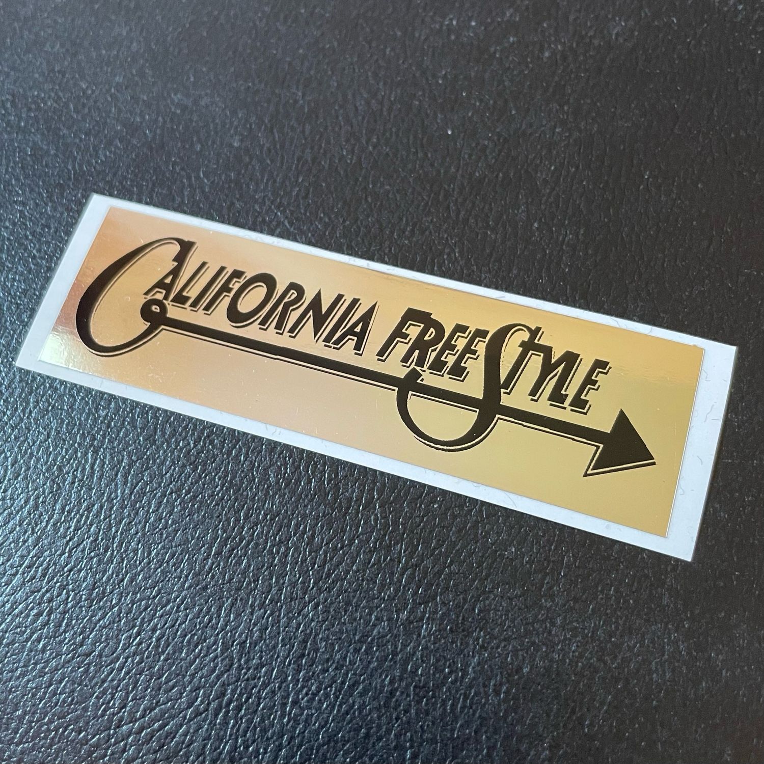 CW California Freestyle Bar Decal Chrome