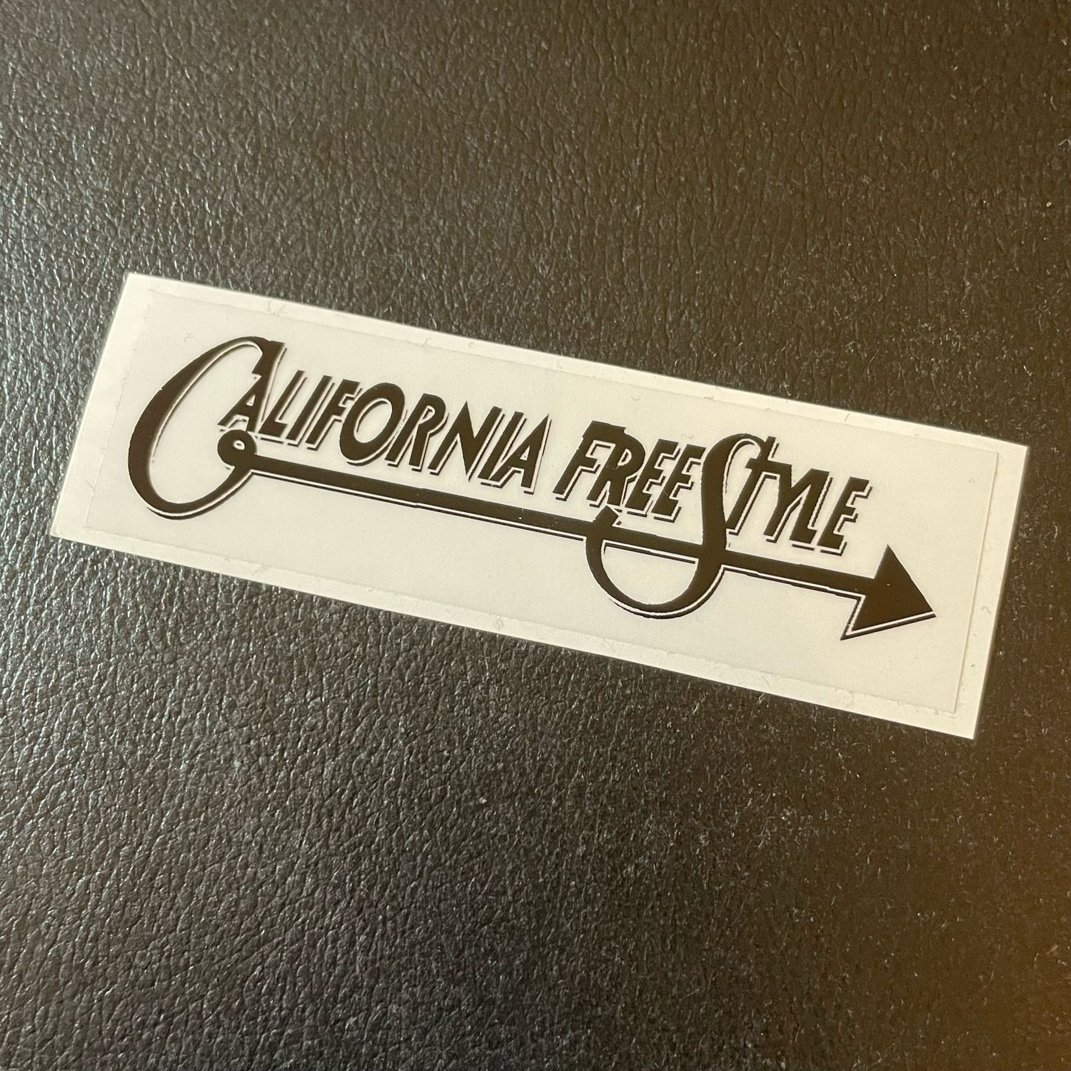 CW California Freestyle Bar Decal Clear