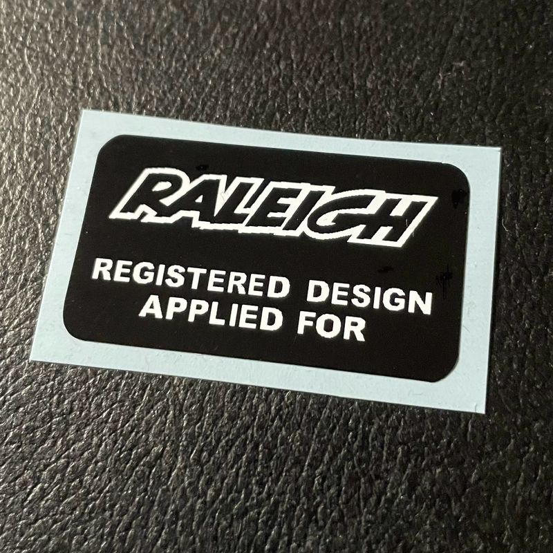 Raleigh Registered Design