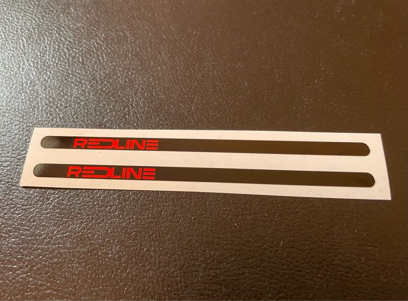 Redline Crank arm Decals 