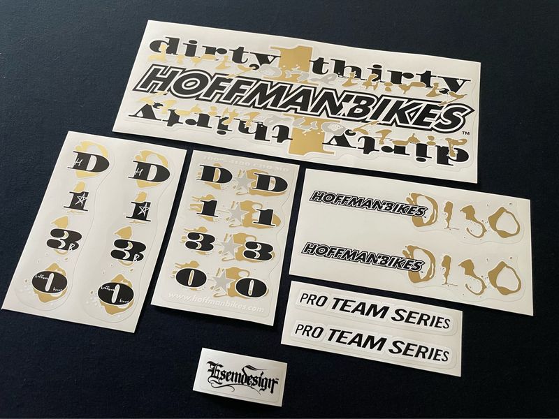 Hoffman Dirty 130 Pro Team Series Decal Set