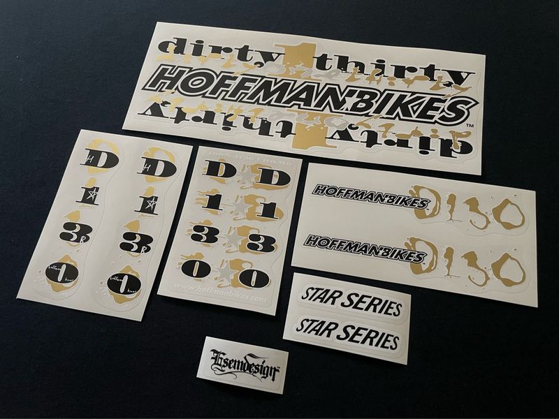 Hoffman Dirty 130 Star Series Decal Set