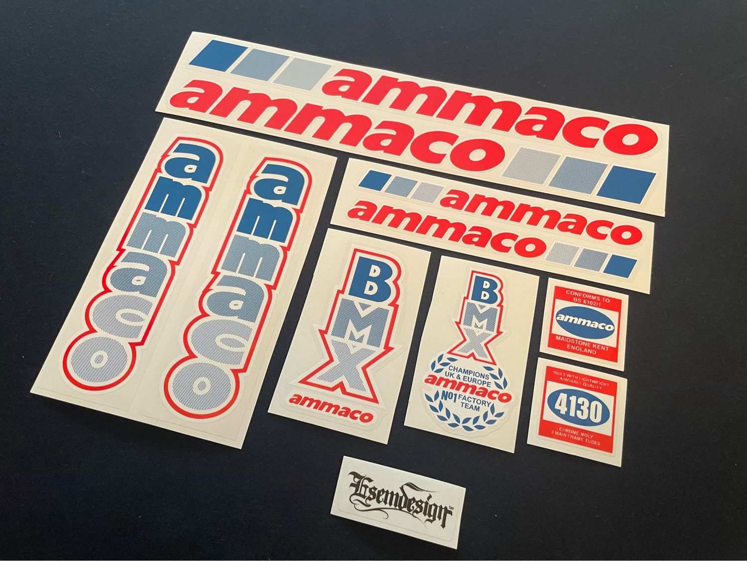 Ammaco Mongoose Andy Ruffell Decal Set