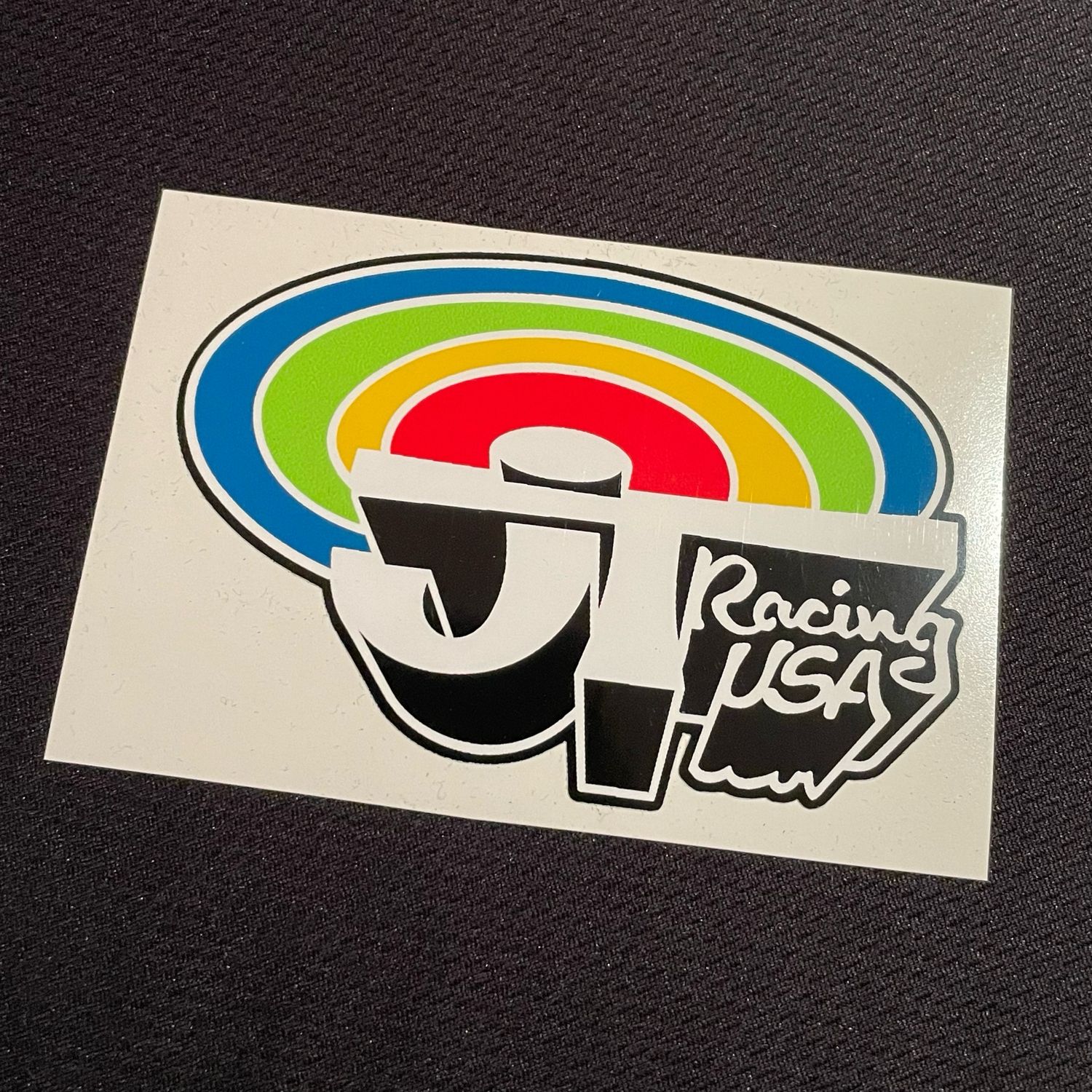 JT Racing Rainbow Decal