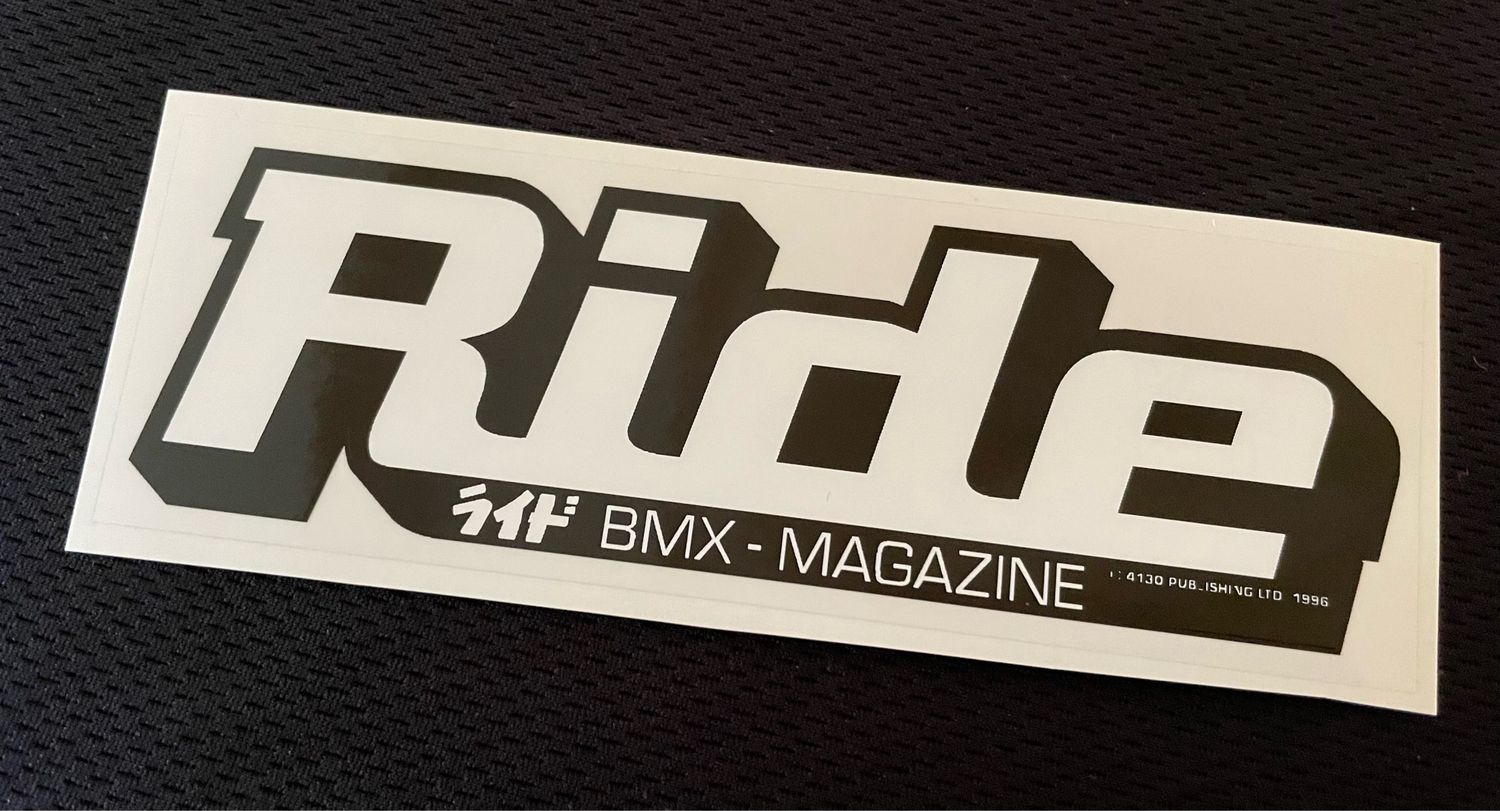 Ride Magazine Bmx Decal