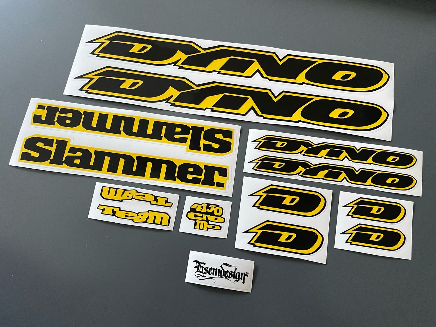 Dyno Slammer 1994 Decal Set