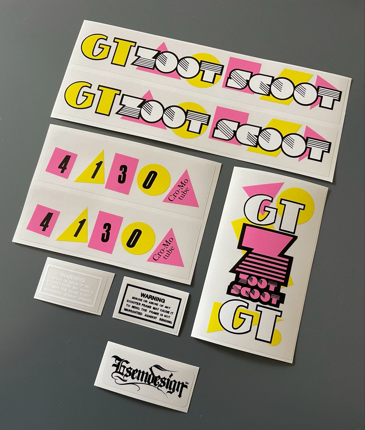 GT Zoot Scoot Decal Set