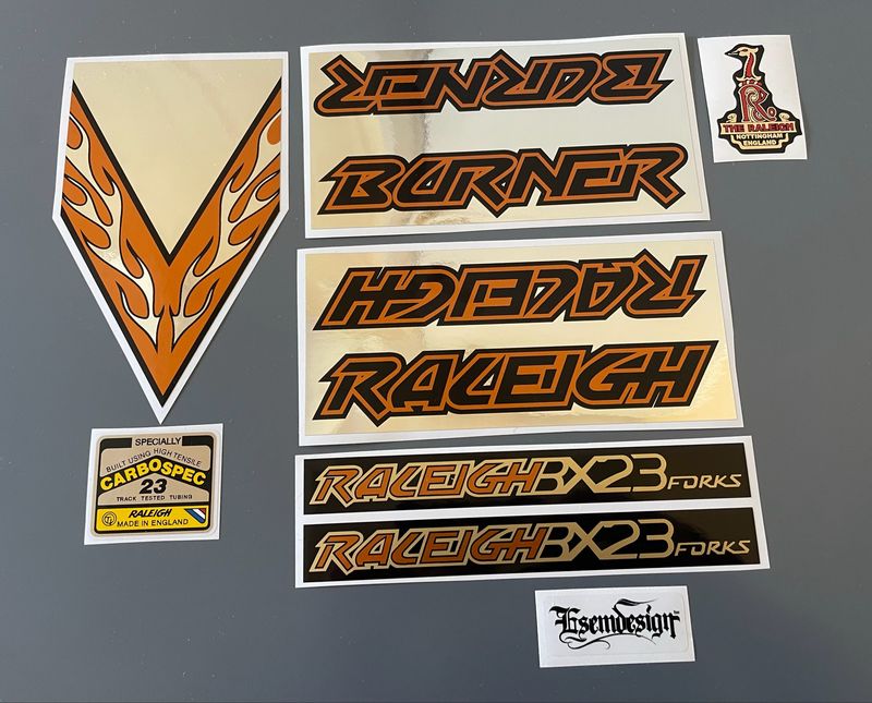 Mk1 Chrome Burner Decal Set