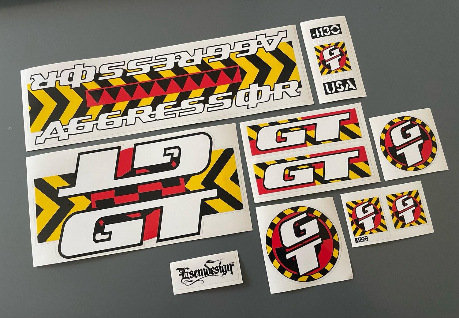 GT Aggressor Decal Set 