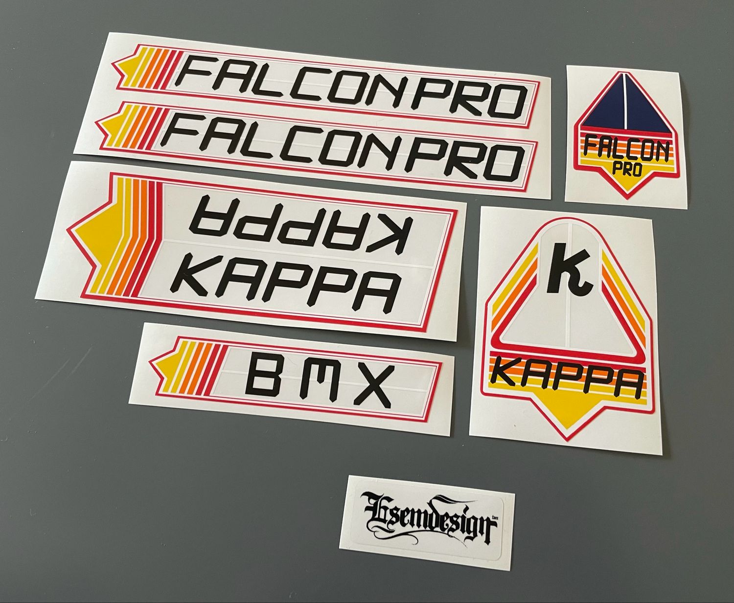Falcon Pro Kappa Decal Set