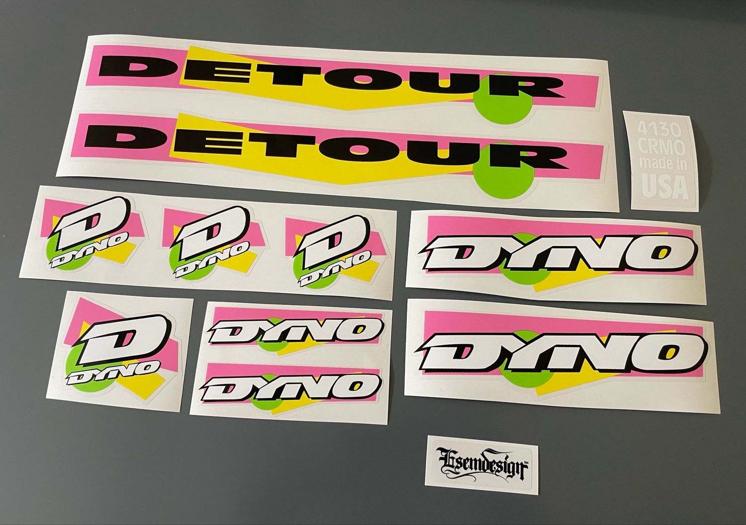 Dyno 1990 Detour Decal Set