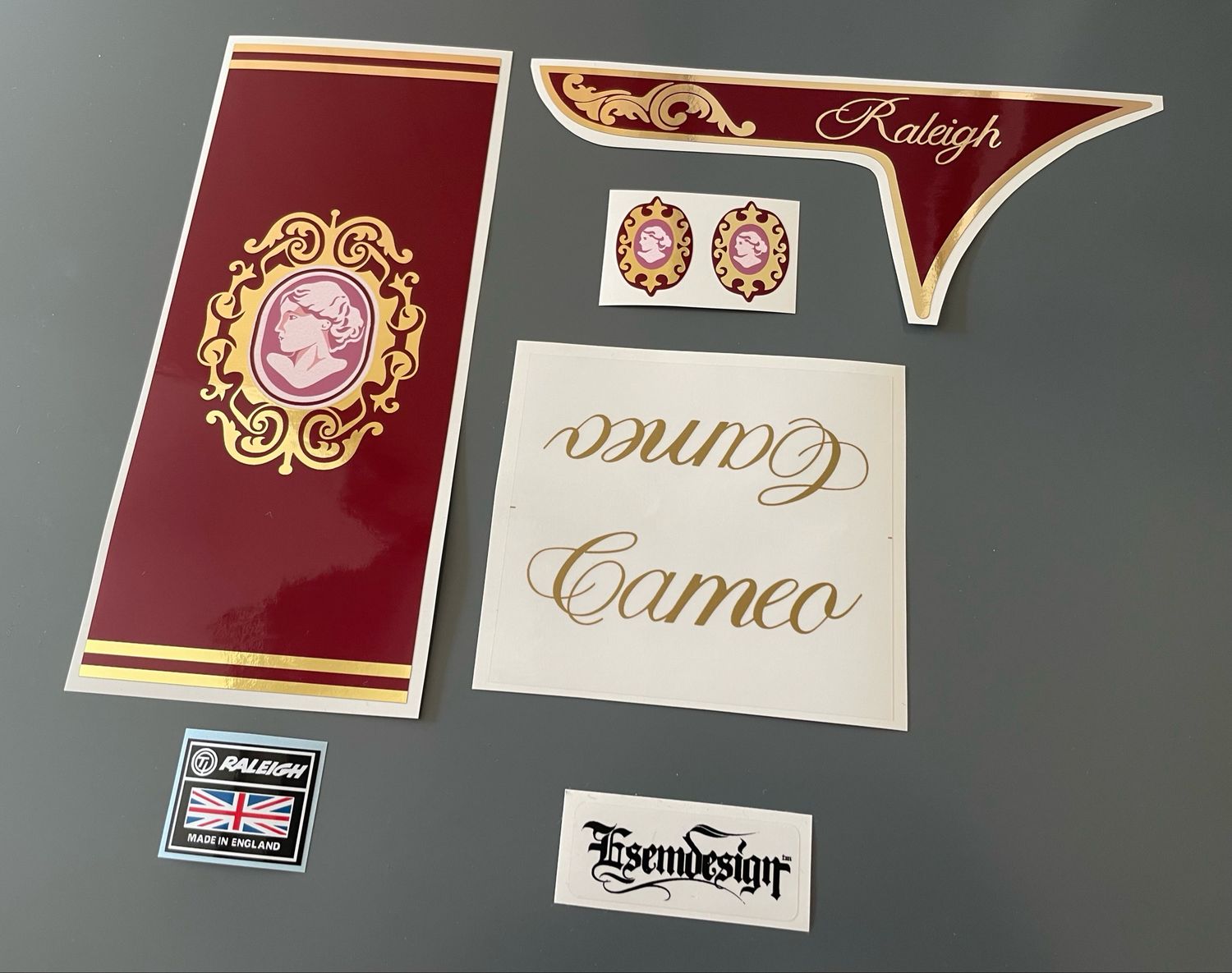 Raleigh Cameo 1970’s Decal Set