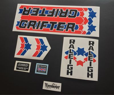 Raleigh Grifter Decals 