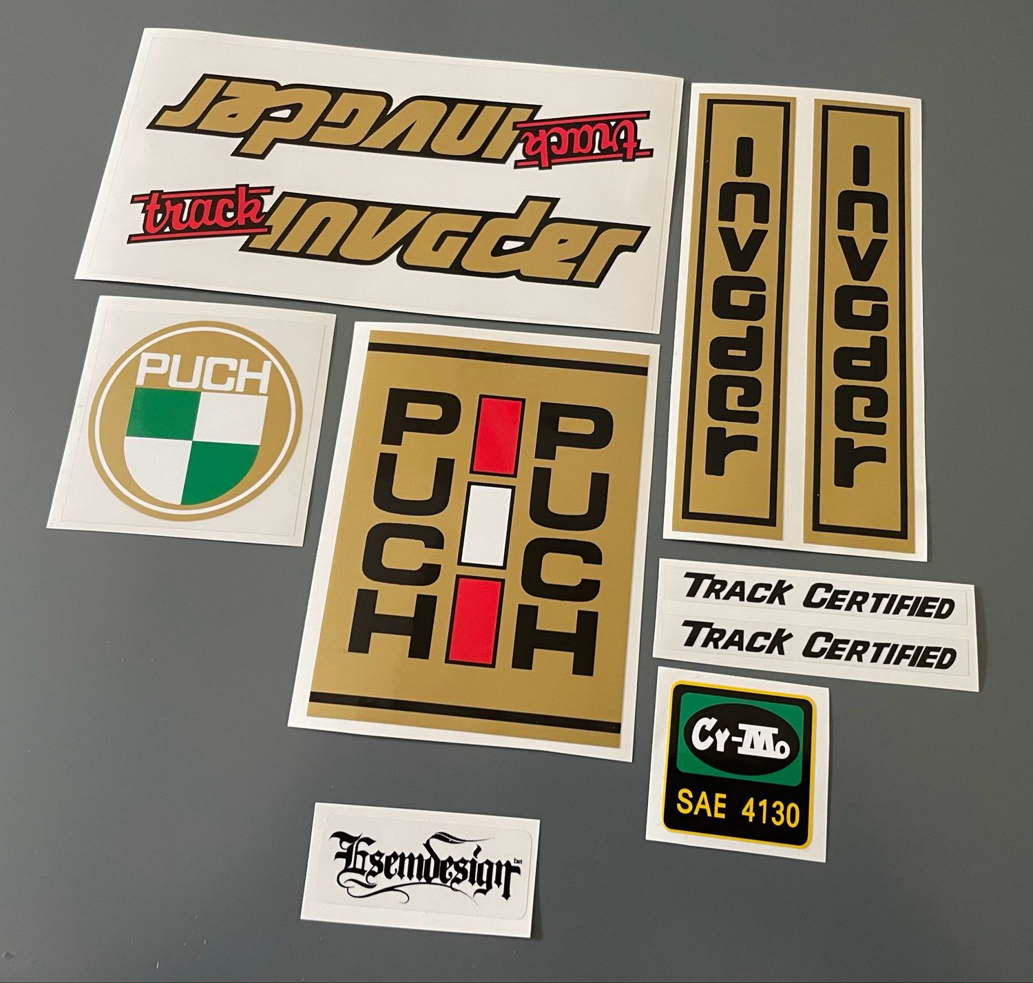 PUCH Track Invader Decal Set