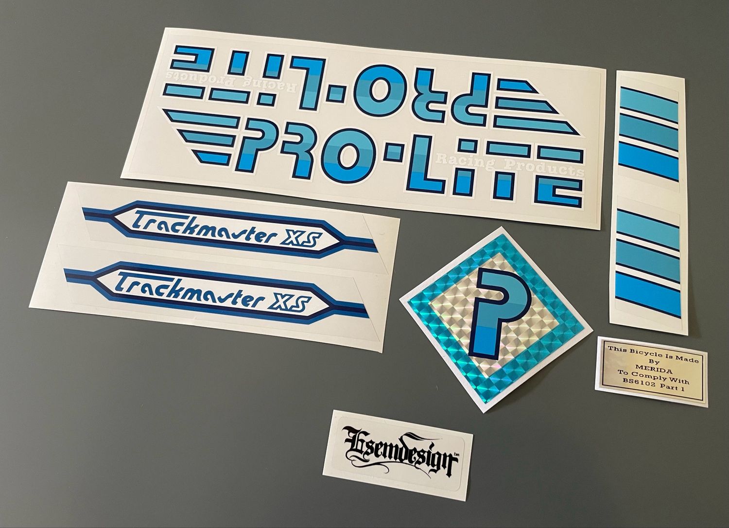 Pro Lite Track Master XS Decal Set