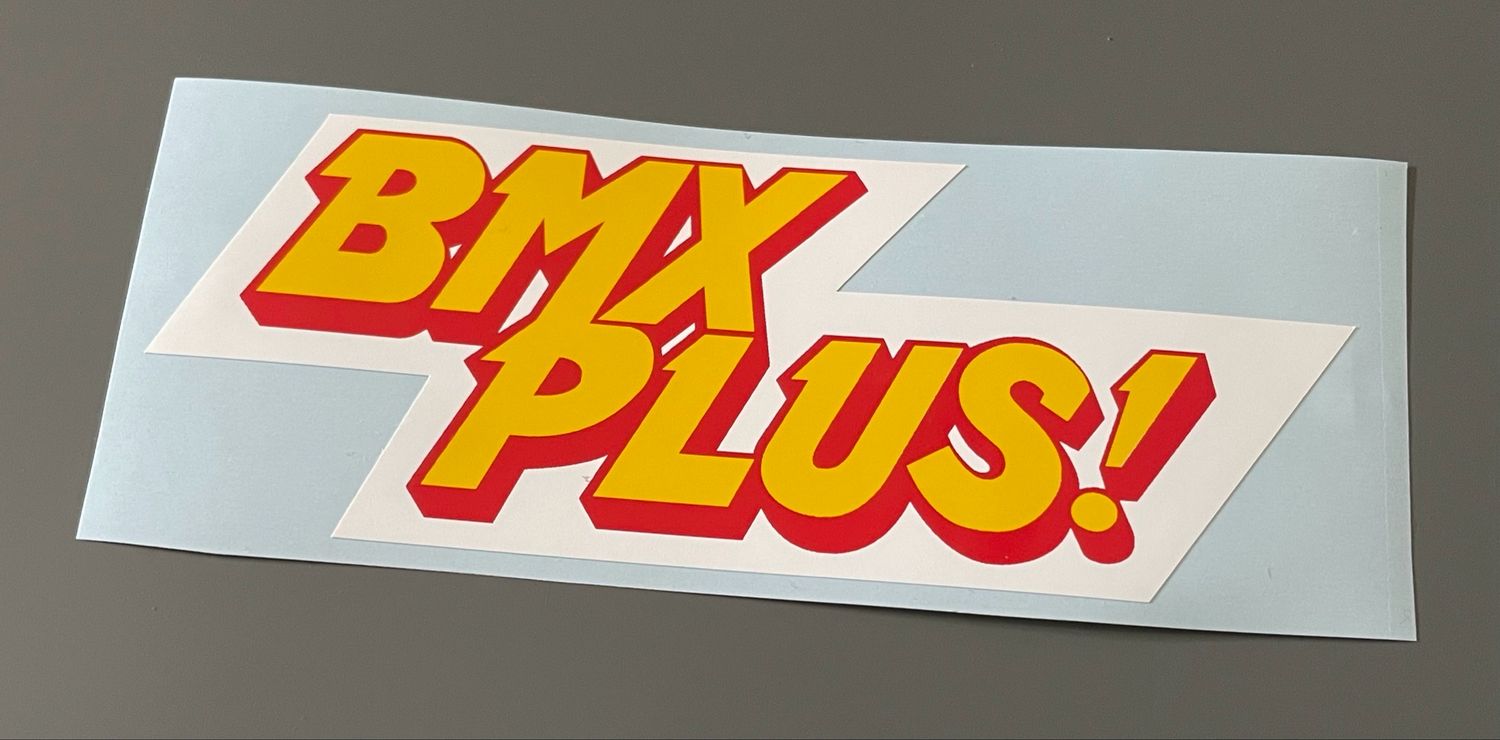 BMX PLUS Decal