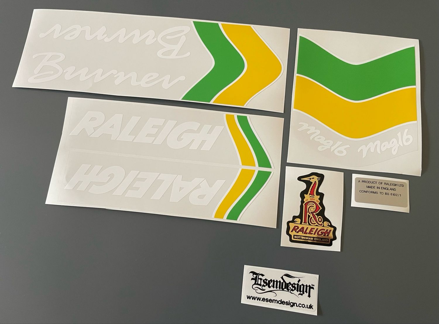 Burner Mag 16 Decal Set