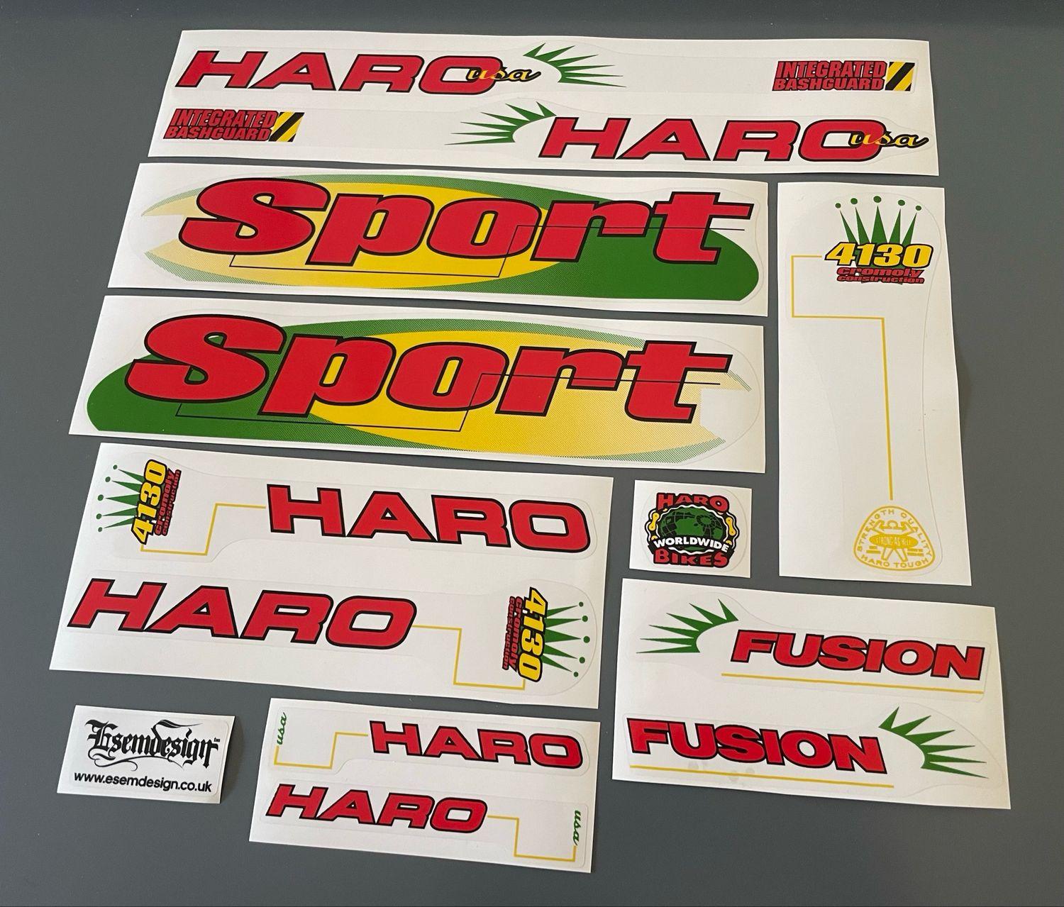 Haro Sport 1994 Decal Set
