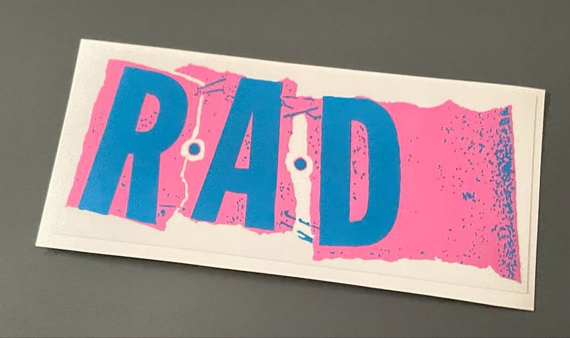 RAD Magazine decal 